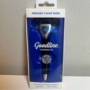 Men’s Precision 5-Blade Razor – Black & Silver